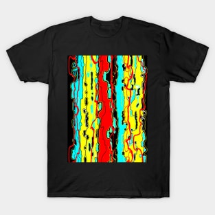 Bush Ants Abstract Digital Var 18 Further Abstracted T-Shirt